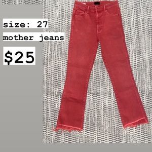 Red MOTHER Jeans | In great condition